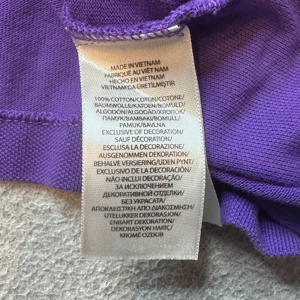 Polo Ralph Lauren Polo Shirt Mens XL Purple Classic Fit S/S Pony 710534735003